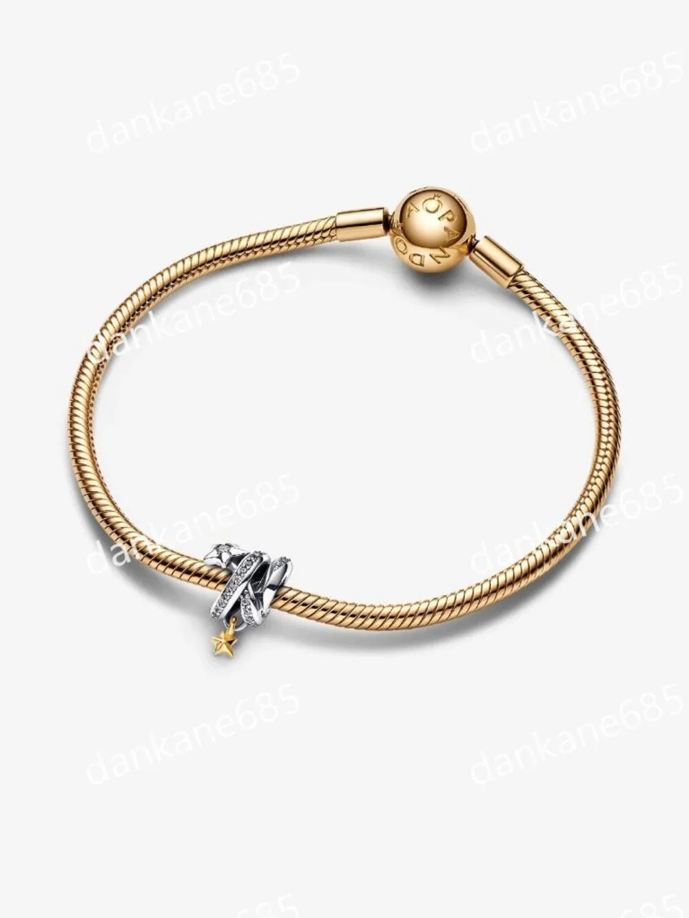 Pandora Shooting Star Spiral Charm